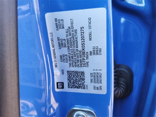 2025 GMC Canyon Elevation