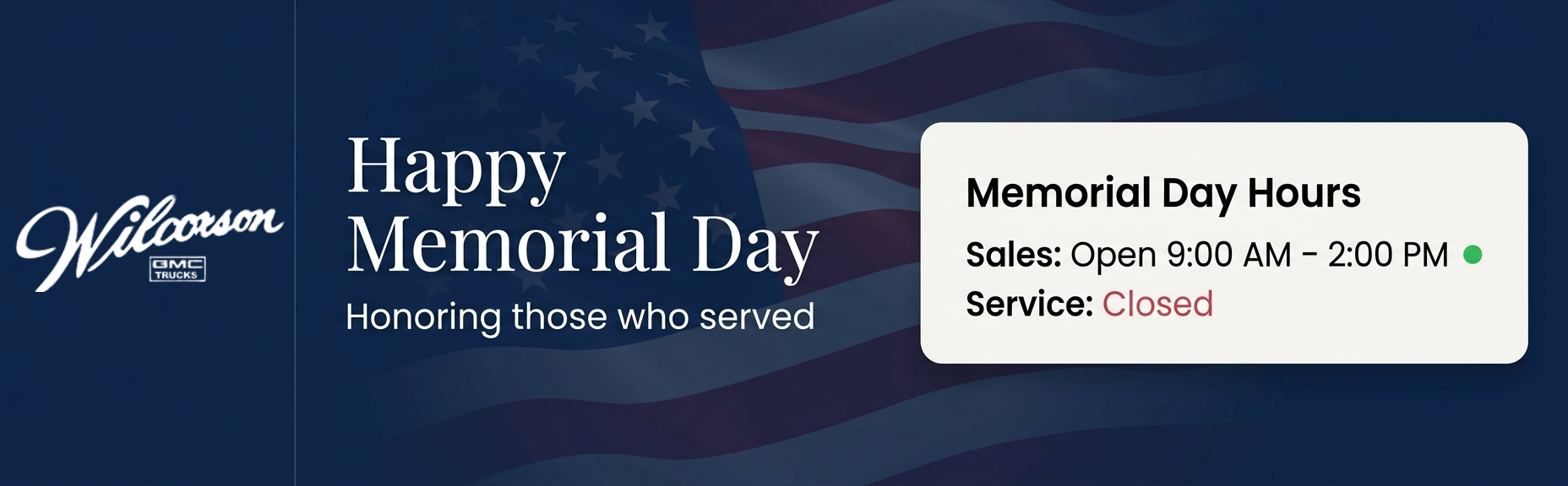 Happy Memorial Day